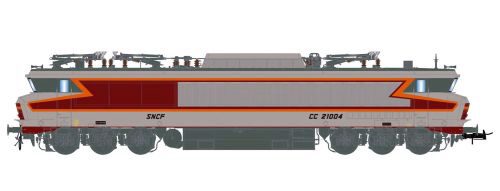 Jouef HJ2422S SNCF Elektrische Lok CC 2100 silbrig Ep.IV DCS